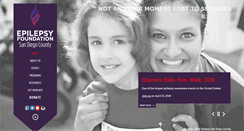 Desktop Screenshot of epilepsysandiego.org